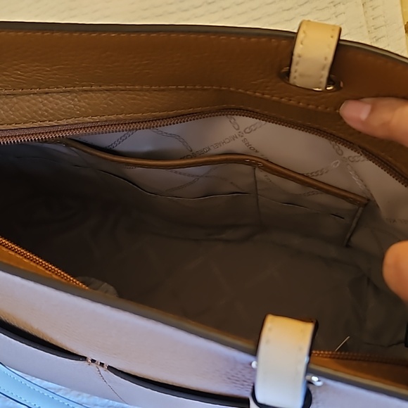 Michael Kors purse, brown, 10x12 - Picture 5 of 7